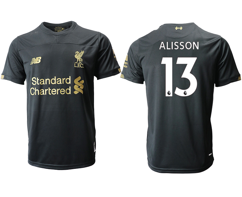 2019-20-Liverpool-13-ALISSON-Black-Goalkeeper-Thailand-Soccer-Jersey