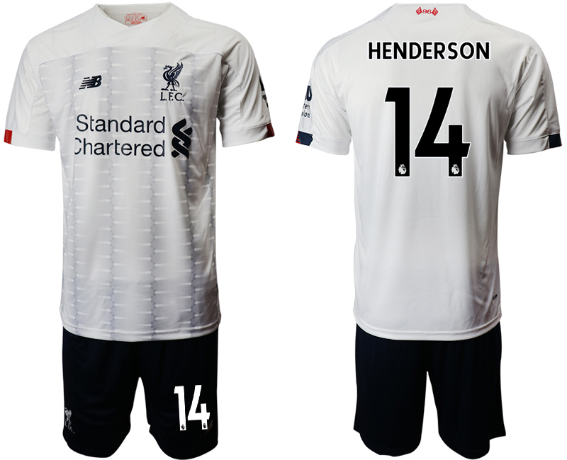 2019-20 Liverpool 14 HENDERSON Away Soccer Jersey