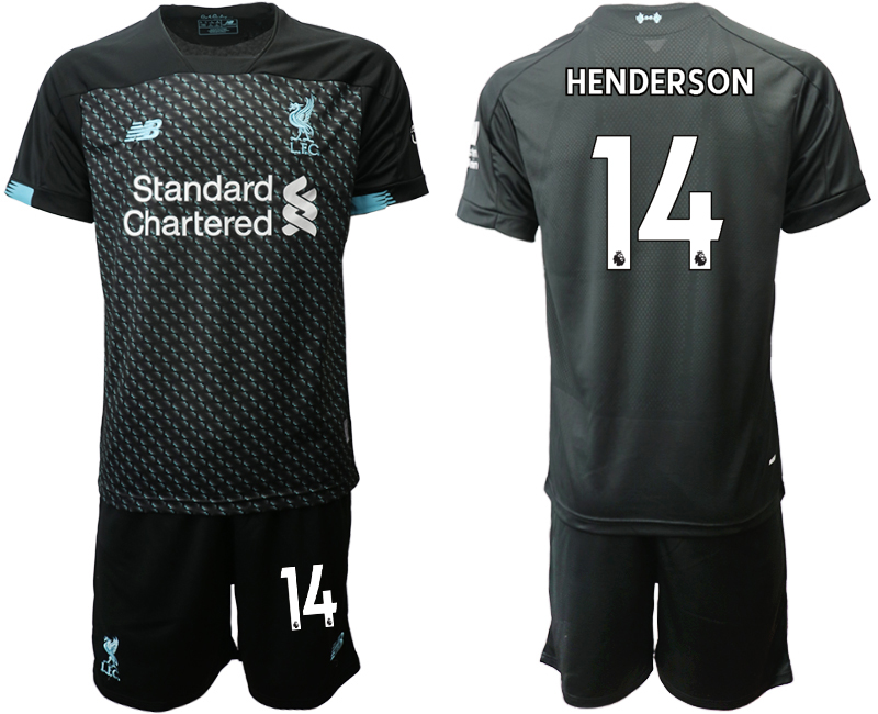 2019-20 Liverpool 14 HENDERSON Third Away Soccer Jersey