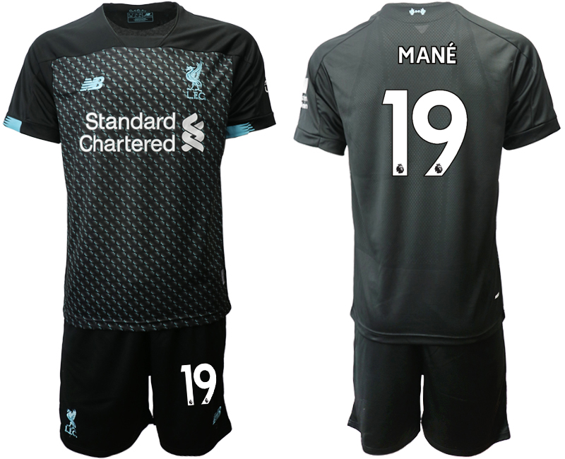 2019-20 Liverpool 19 MANE Third Away Soccer Jersey