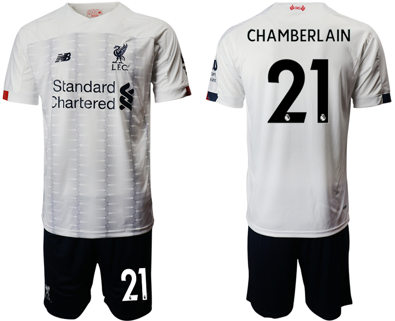 2019-20 Liverpool 21 CHAMBERLAIN Away Soccer Jersey