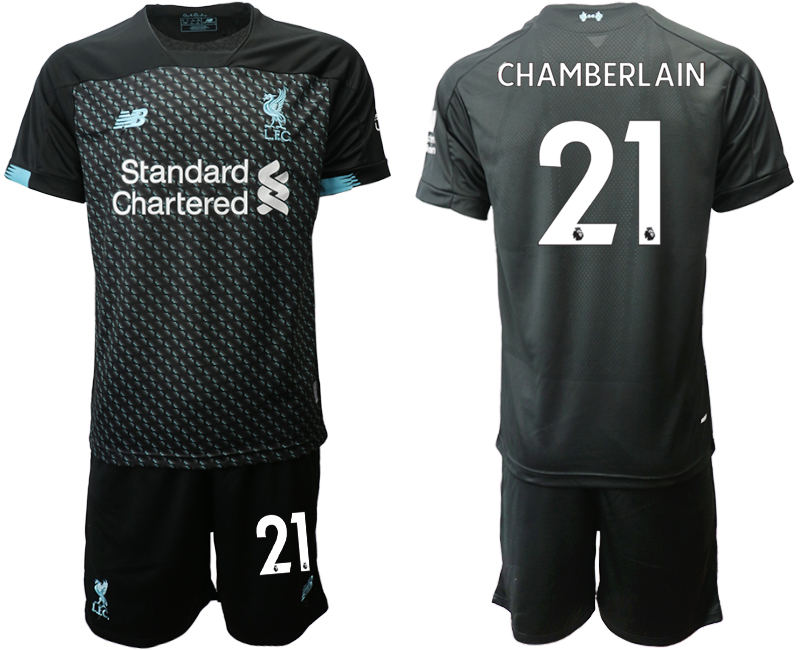 2019-20 Liverpool 21 CHAMBERLAIN Third Away Soccer Jersey