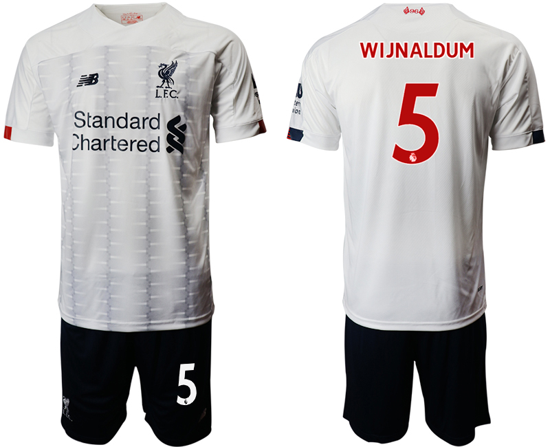 2019-20 Liverpool 5 WIJNALDUM Away Soccer Jersey