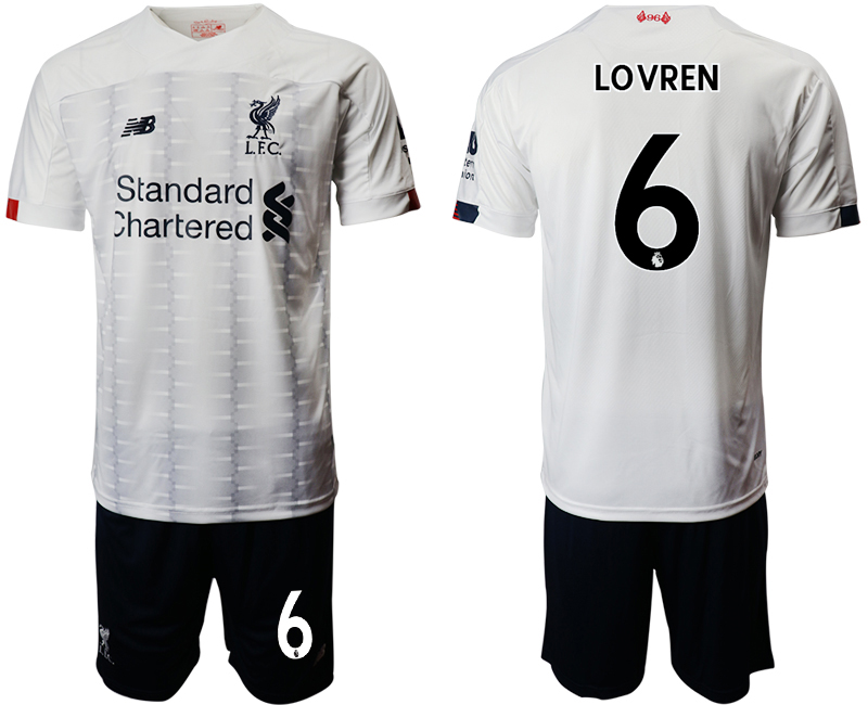 2019-20 Liverpool 6 LOVREN Away Soccer Jersey