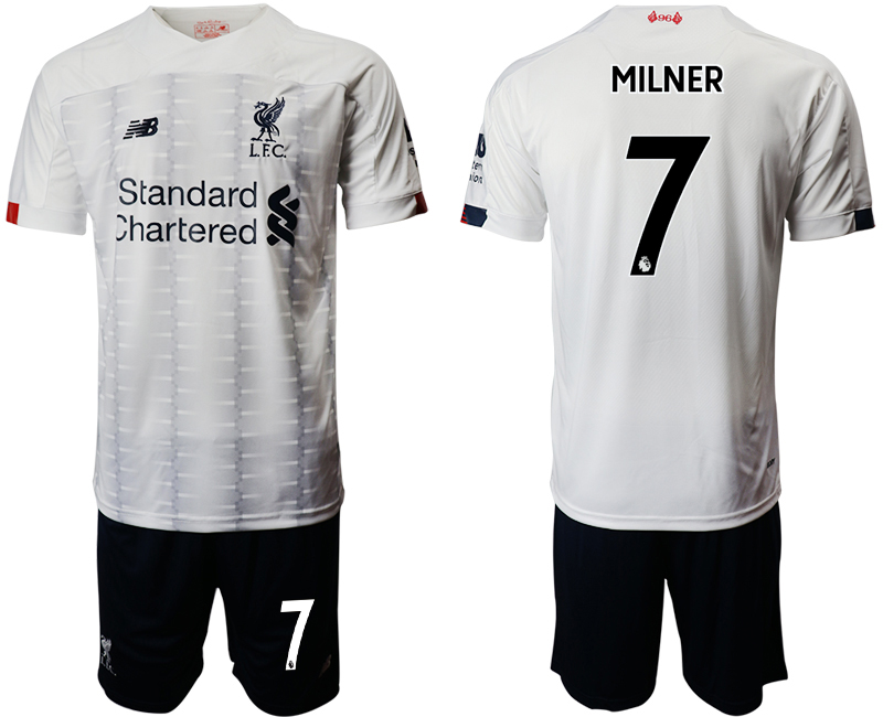 2019-20 Liverpool 7 MILNER Away Soccer Jersey