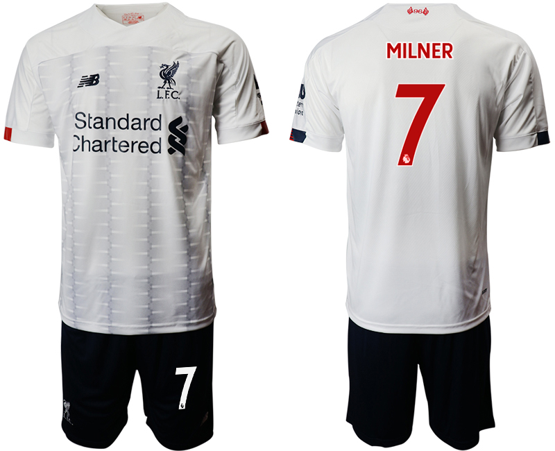 2019-20 Liverpool 7 MILNER Away Soccer Jersey