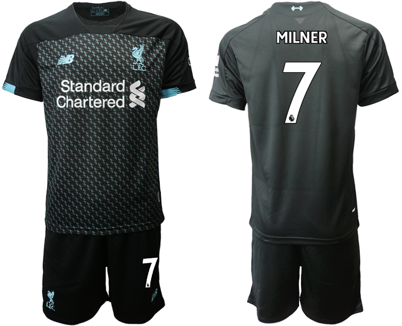 2019-20 Liverpool 7 MILNER Third Away Soccer Jersey