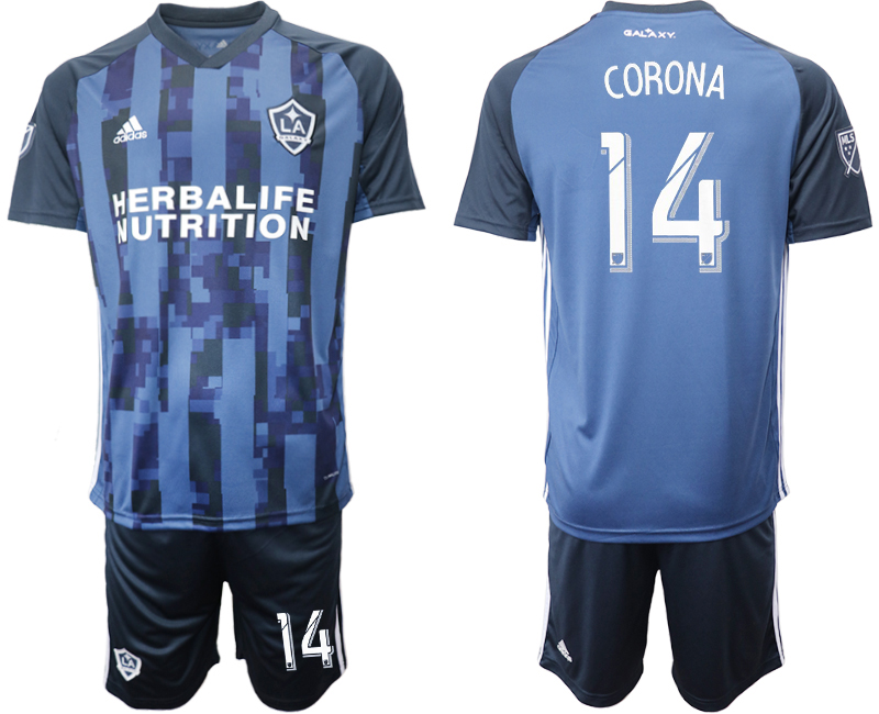 2019-20 Los Angeles Galaxy 14 CORONA Away Soccer Jersey