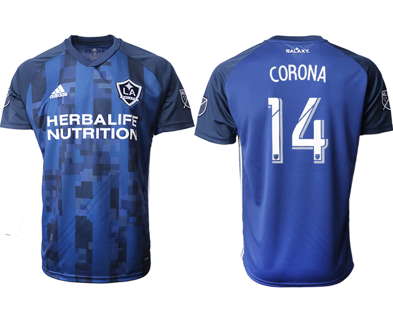 2019-20-Los-Angeles-Galaxy-14-CORONA-Away-Thailand-Soccer-Jersey