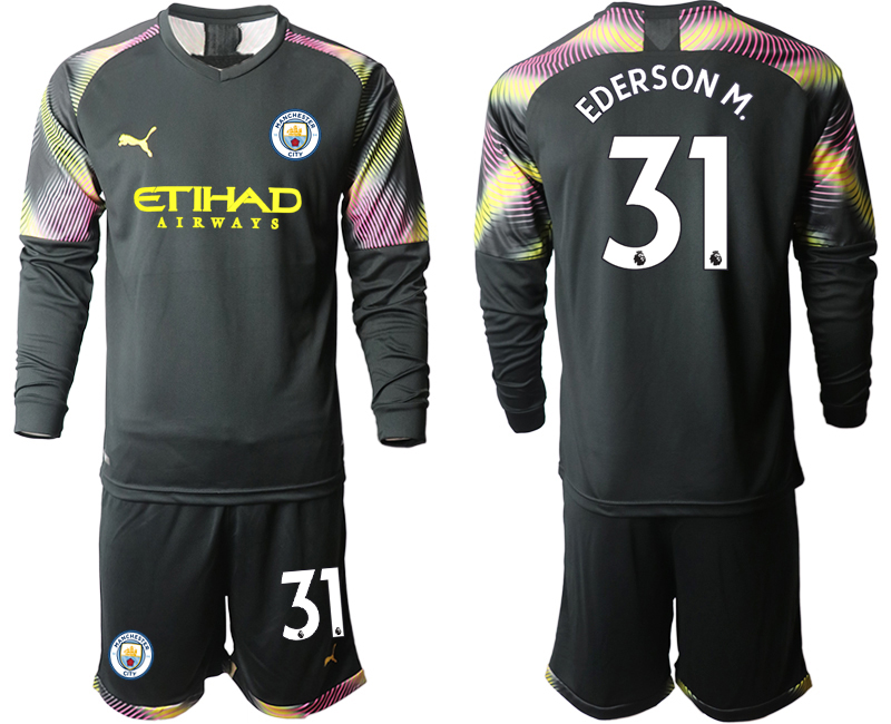 2019-20-Manchester-City-31-EDERSON-M.-Black-Goalkeeper-Long-Sleeve-Soccer-Jersey