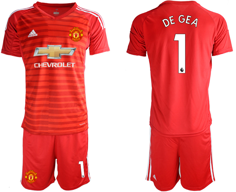 2019-20-Manchester-United-1-DE-GEA-Red-Goalkeeper-Soccer-Jersey