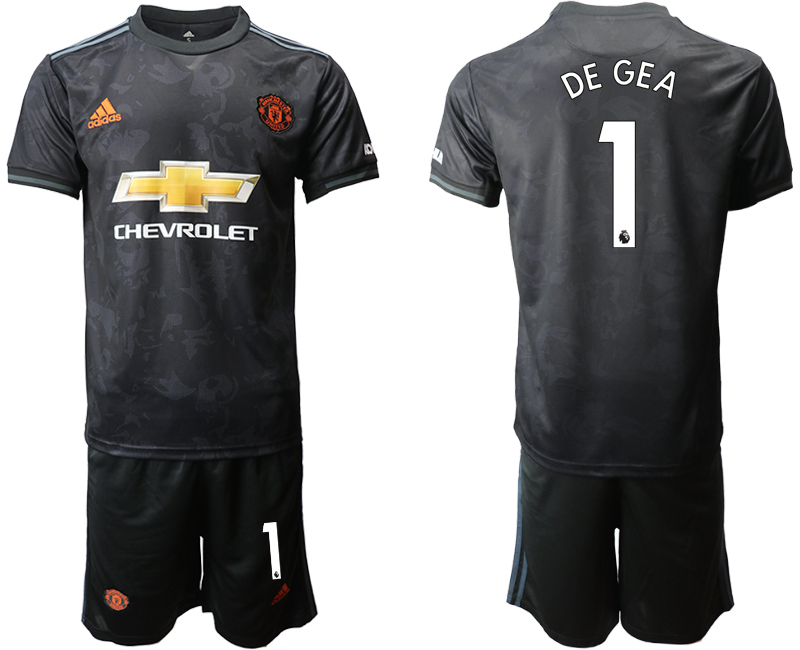 2019-20 Manchester United 1 DE GEA Third Away Soccer Jersey