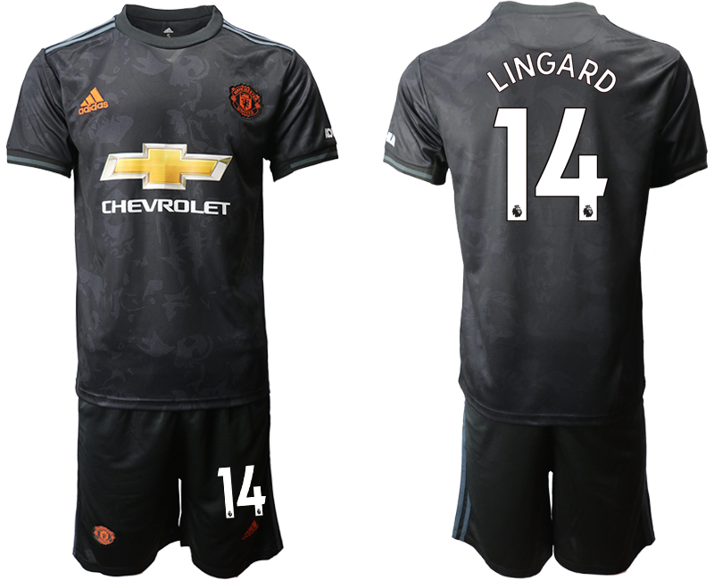 2019-20 Manchester United 14 LINGARD Third Away Soccer Jersey