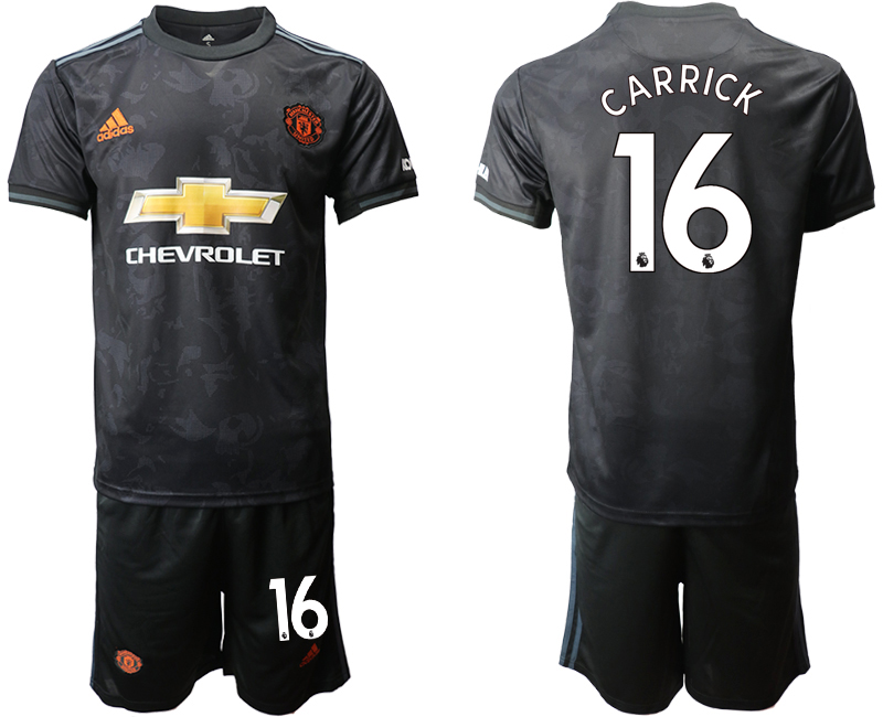 2019-20 Manchester United 16 CARRICK Third Away Soccer Jersey