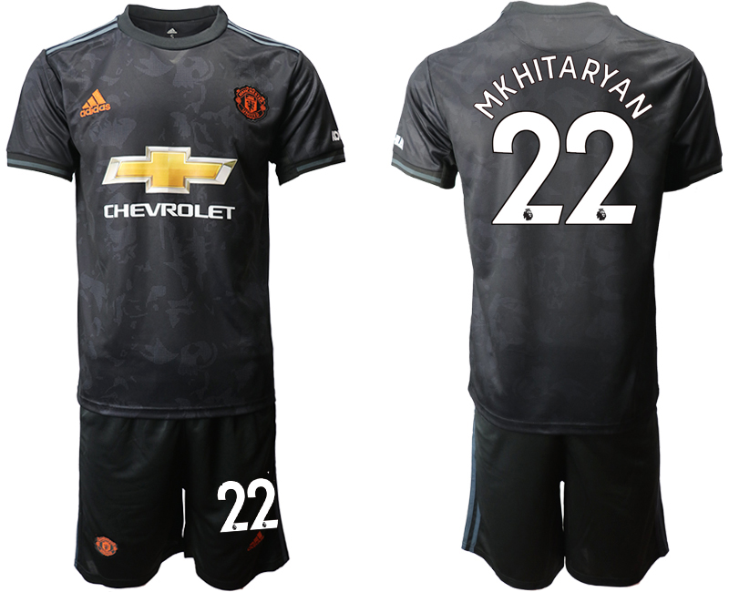 2019-20 Manchester United 22 MKHITARYAN Third Away Soccer Jersey