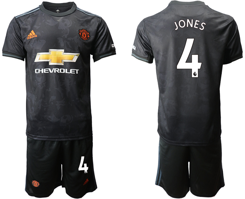 2019-20 Manchester United 4 JONES Third Away Soccer Jersey