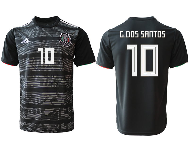 2019-20-Mexico-10-C.DOS-SANTOS-Away-Thailand-Soccer-Jersey