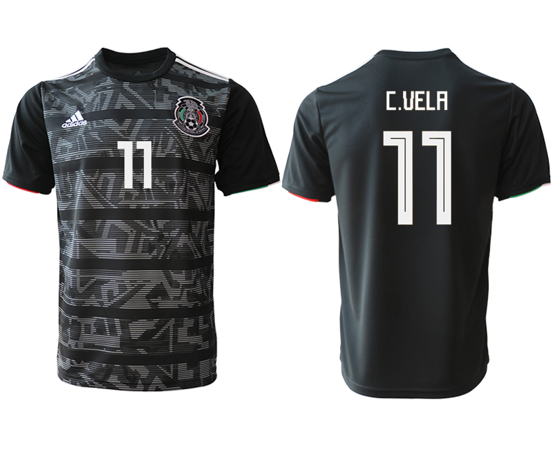 2019-20-Mexico-11-C.UELA-Away-Thailand-Soccer-Jersey