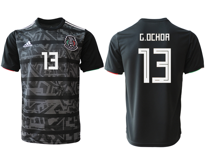 2019-20-Mexico-13-C.DCHOA-Away-Thailand-Soccer-Jersey