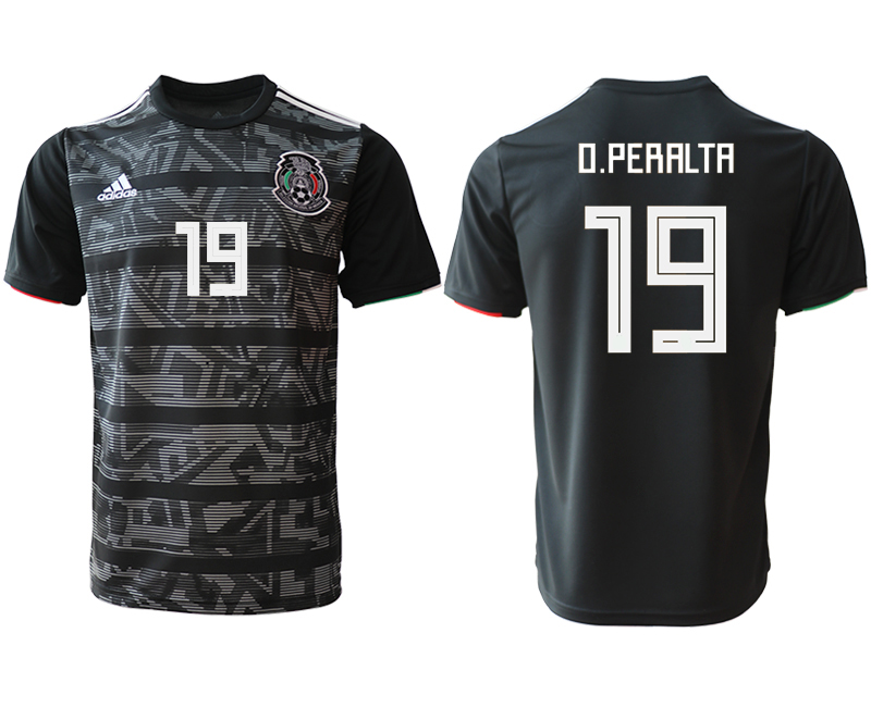 2019-20-Mexico-19-O.PERALTA-Away-Thailand-Soccer-Jersey