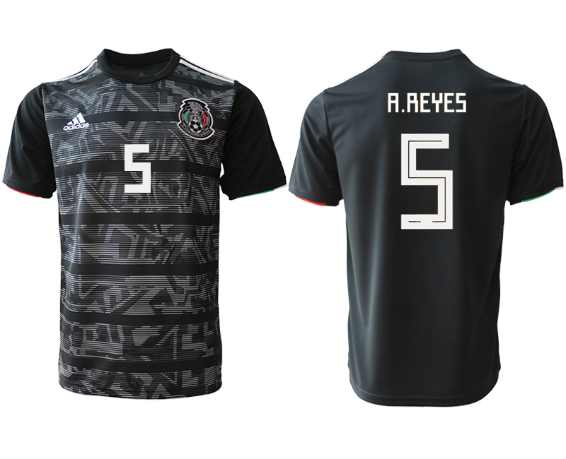 2019-20-Mexico-5-A.REYES-Away-Thailand-Soccer-Jersey