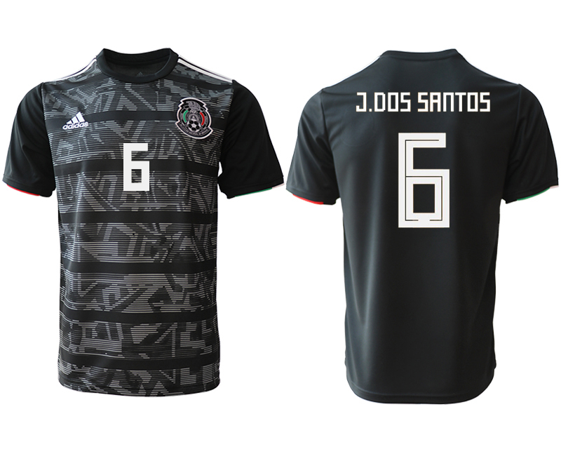 2019-20-Mexico-6-C.DOS-SANTOS-Away-Thailand-Soccer-Jersey