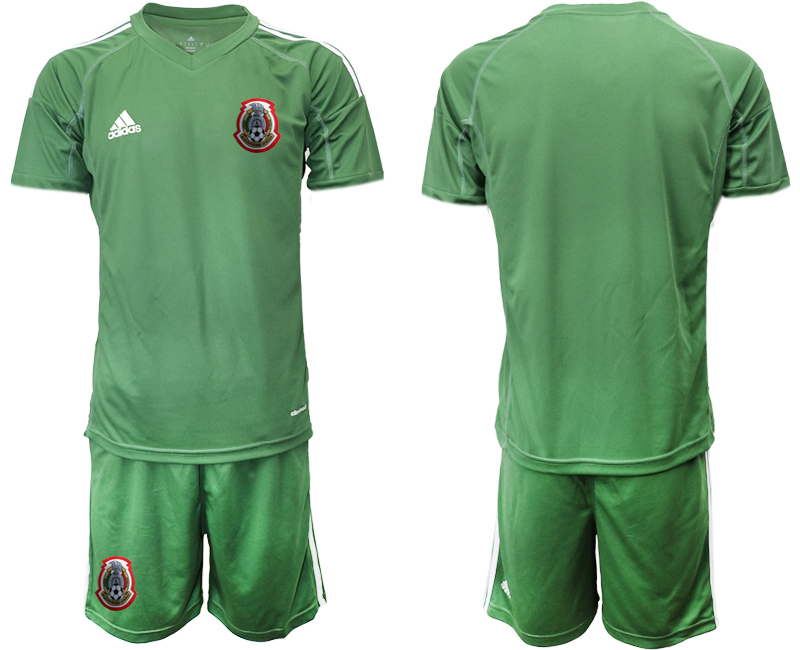 2019-20-Mexico-Army-Green-Goalkeeper-Soccer-Jersey