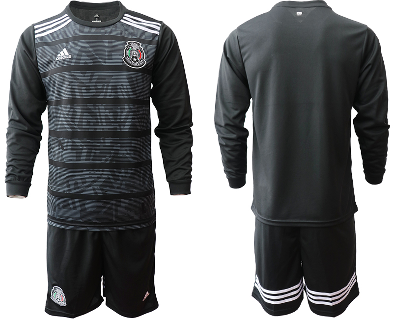 2019-20-Mexico-Home-Long-Sleeve-Soccer-Jersey