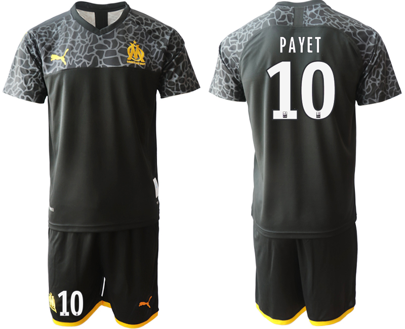 2019-20 Olympique De Marseille 10 PAYET Third Away Soccer Jersey