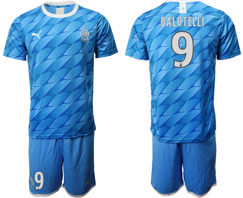 2019-20 Olympique De Marseille 9 BALOTELLI Away Soccer Jersey