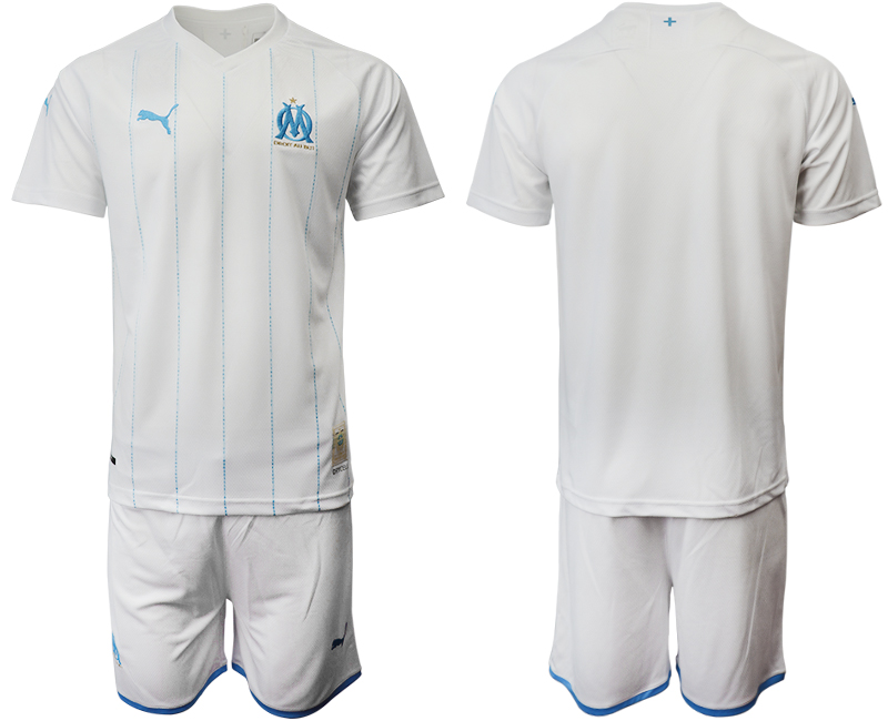 2019-20 Olympique De Marseille Home Soccer Jersey