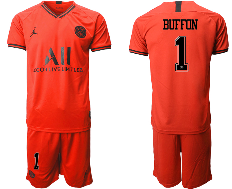 2019-20 Paris Saint-Germain 1 BUFFON Away Soccer Jersey