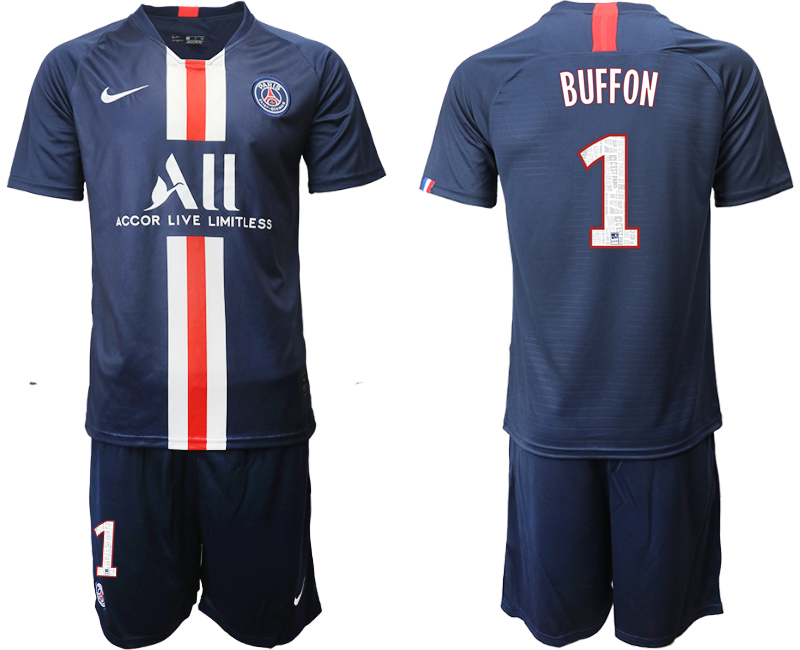 2019-20 Paris Saint-Germain 1 BUFFON Home Soccer Jersey