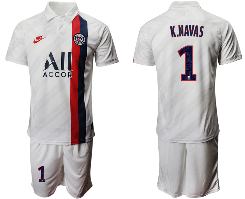 2019-20 Paris Saint-Germain 1 K.NAVAS Third Away Soccer Jersey