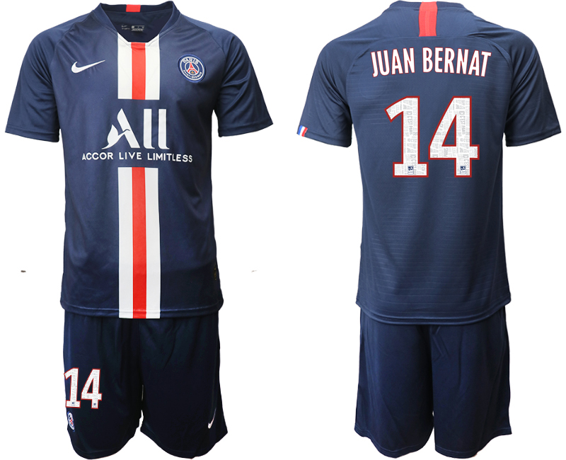 2019-20-Paris-Saint-Germain-14-JUAN-BERNAT-Home-Soccer-Jersey