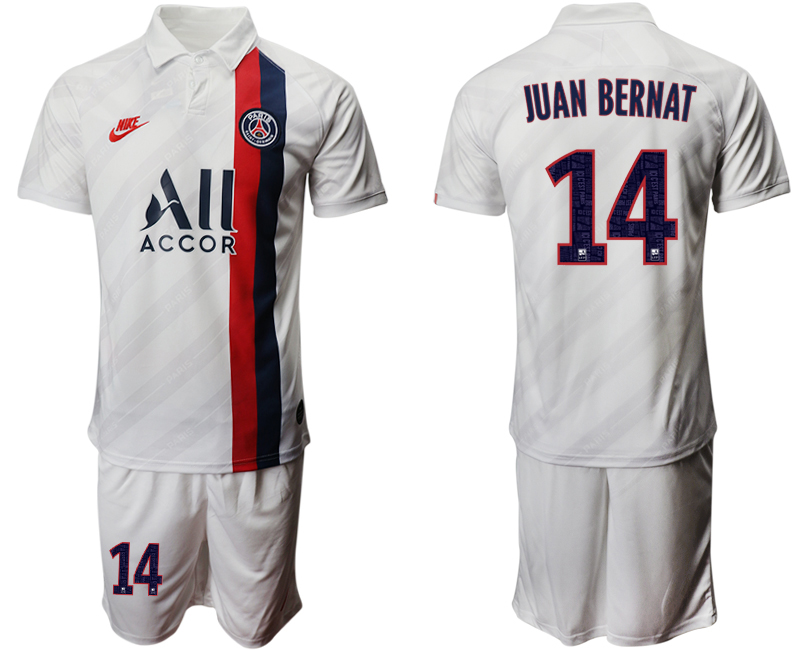 2019-20 Paris Saint-Germain 14 JUAN BERNAT Third Away Soccer Jersey