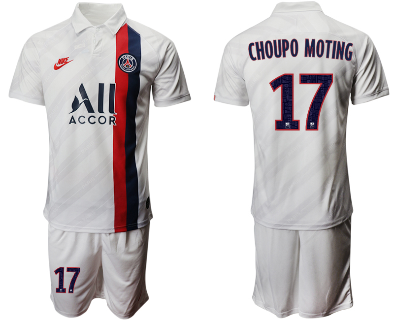 2019-20 Paris Saint-Germain 17 CHOUPO MOTING Third Away Soccer Jersey