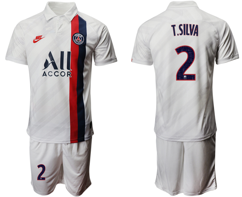 2019-20 Paris Saint-Germain 2 T.SILVA Third Away Soccer Jersey