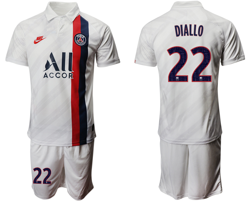 2019-20 Paris Saint-Germain 22 DIALLO Third Away Soccer Jersey