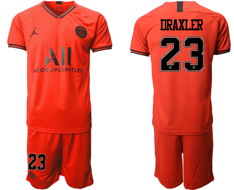 2019-20 Paris Saint-Germain 23 DRAXLER Away Soccer Jersey.