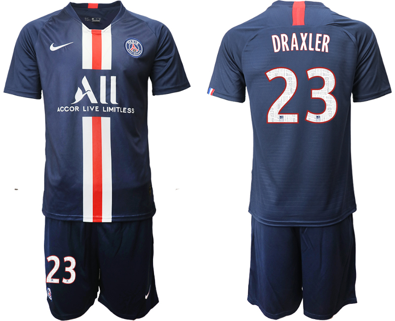 2019-20 Paris Saint-Germain 23 DRAXLER Home Soccer Jersey