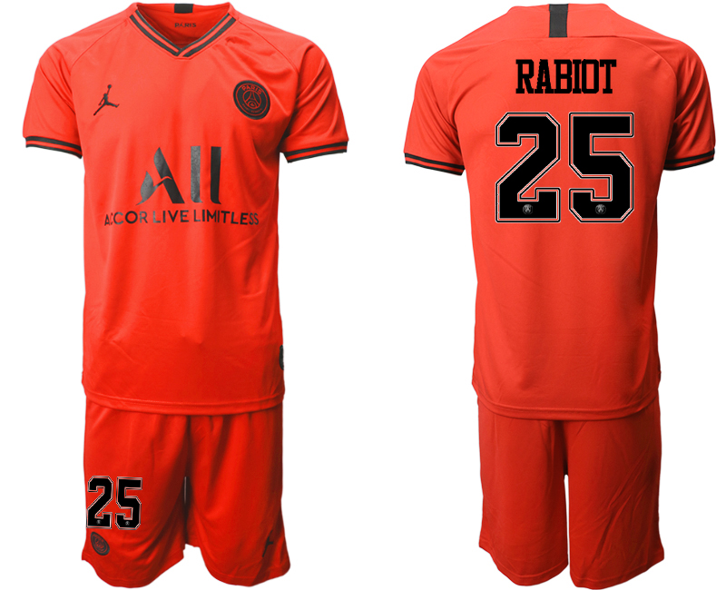 2019-20 Paris Saint-Germain 25 RABIOT Away Soccer Jersey.