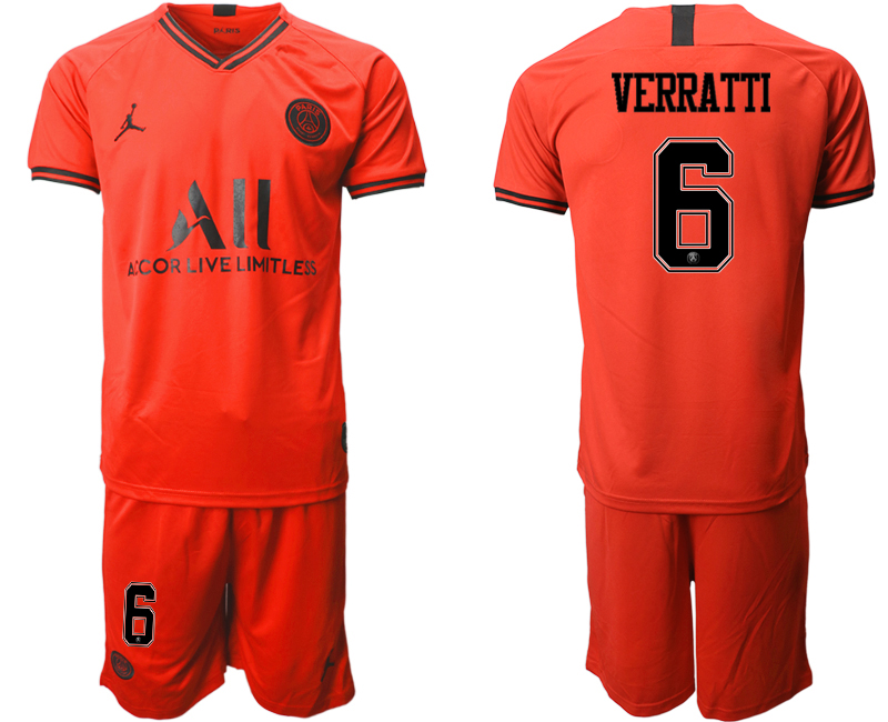 2019-20 Paris Saint-Germain 6 VERRATTI Away Soccer Jersey