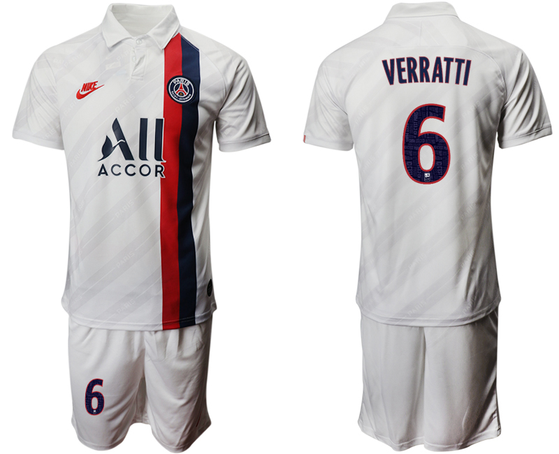 2019-20 Paris Saint-Germain 6 VERRATTI Third Away Soccer Jersey