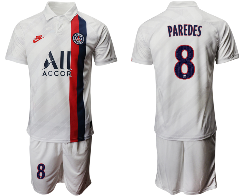 2019-20 Paris Saint-Germain 8 PAREDES Third Away Soccer Jersey