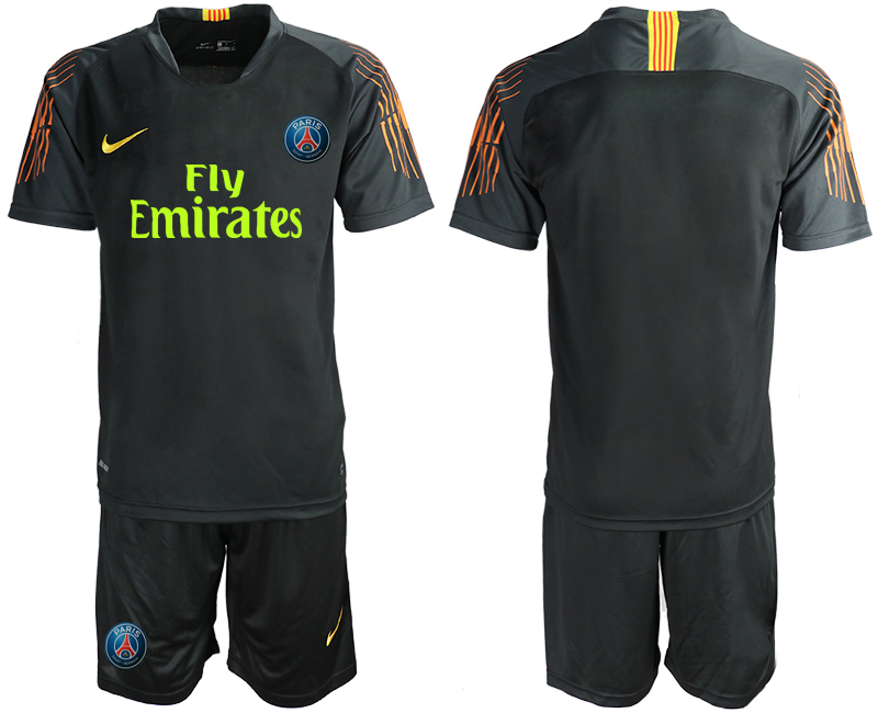 2019-20-Paris-Saint-Germain-Black-Goalkeeper-Soccer-Jersey