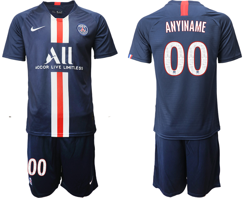 2019-20 Paris Saint-Germain Customized Home Soccer Jersey.