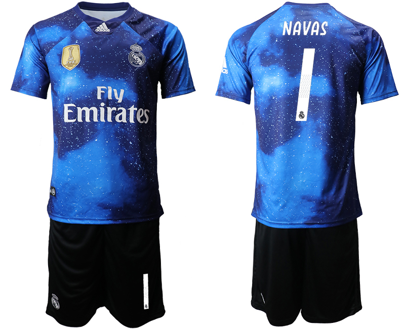 2019-20 Real Madrid 1 NAVAS Away Soccer Jersey