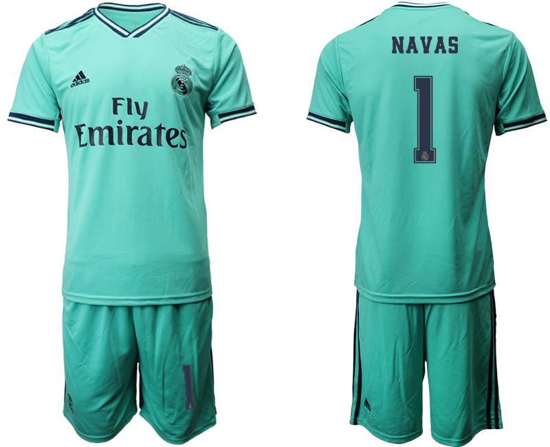 2019-20 Real Madrid 1 NAVAS Third Away Soccer Jersey