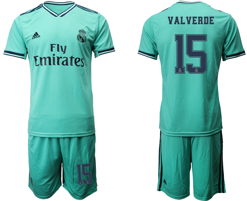 2019-20 Real Madrid 15 VALVERDE Third Away Soccer Jersey